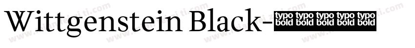 Wittgenstein Black字体转换